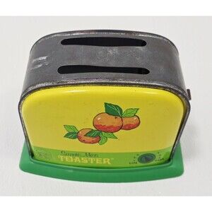 VINTAGE OHIO ART COMPANY SUNNIE MISS TOASTER TIN TOY